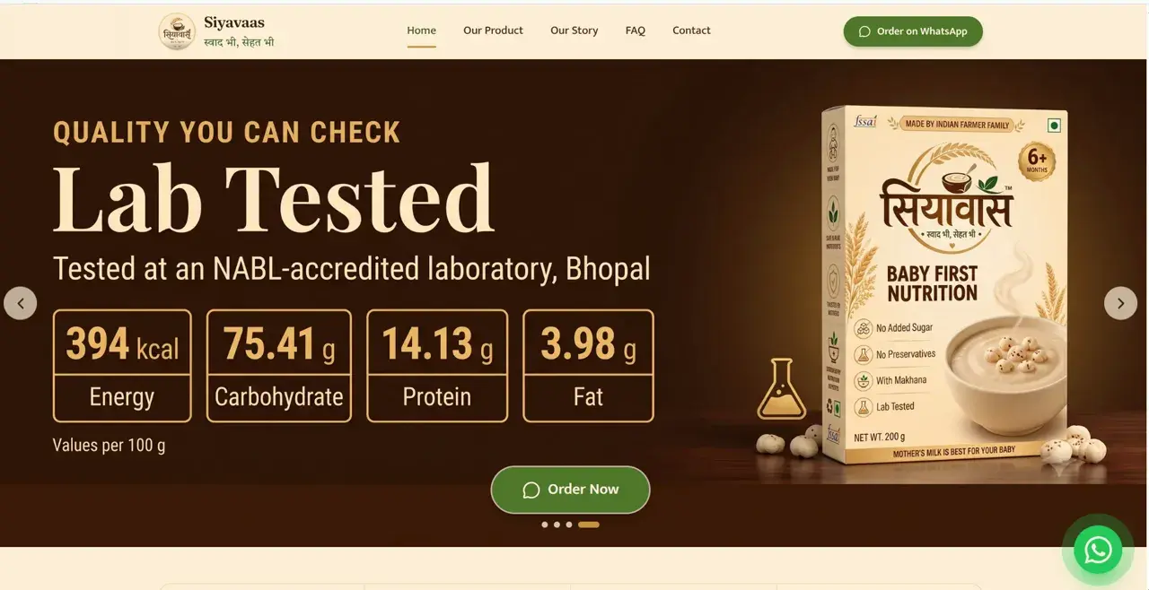 Siyavaas — product screenshot